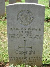 Dar Es Salaam War Cemetery - Kirk, J T